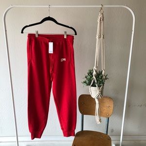 NWT Red Love Sweatpants